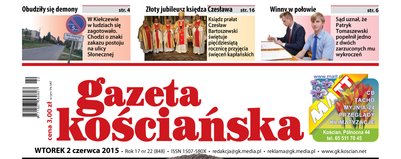 848 numer Gazety Kościańskiej