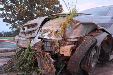 Pijany kierowca doprowadził do dwóch zdarzeń drogowych