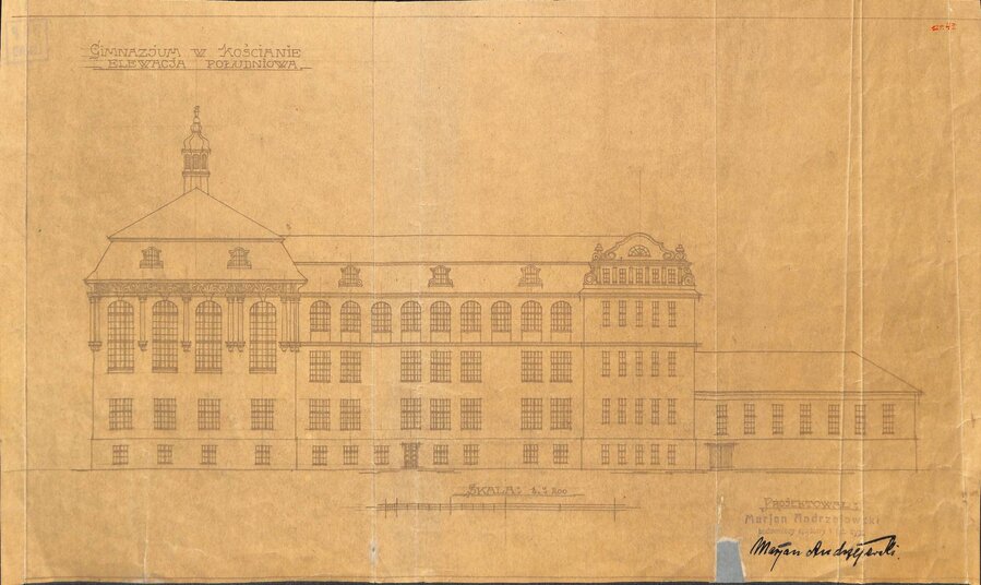 Elewacja południowa, lata 1924-1927