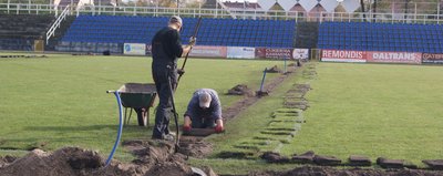 Na stadionie będzie zielono