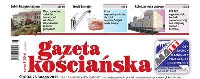 834 numer Gazety Kościańskiej