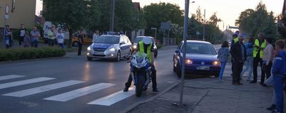 Motocyklista zderzył się z samochodem 