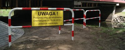 Ścieżka zamknięta tymczasowo