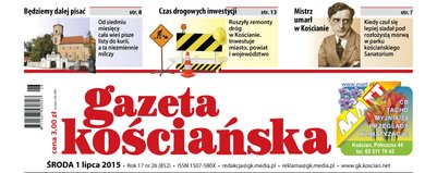 852 numer Gazety Kościańskiej