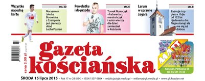 854 numer Gazety Kościańskiej