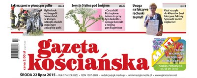 855 numer Gazety Kościańskiej