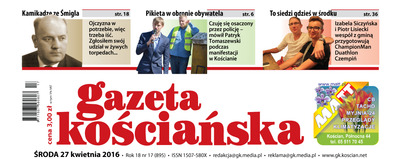 895 numer Gazety Kościańskiej