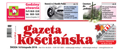 924 numer Gazety Kościańskiej