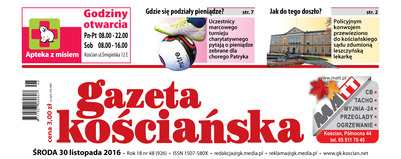 926 numer Gazety Kościańskiej