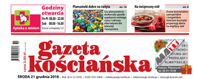 929 numer Gazety Kościańskiej