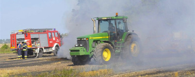 Pożar objął dwa hektary