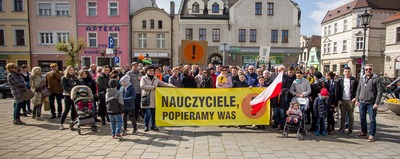 Popierają protest