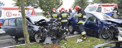 Czołówka pomiędzy Kościanem a Nowym Luboszem  