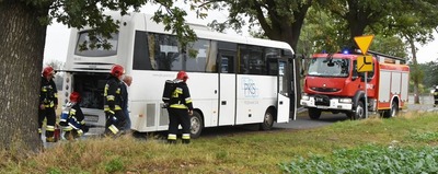 Zapalił się szkolny autobus