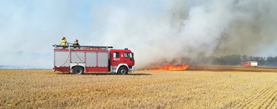 Pożar ścierniska