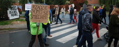 Mieszkańcy protestują