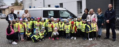 Przedszkolacy z wizytą u policjantów 