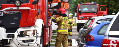 Strażacy sprowadzili robota