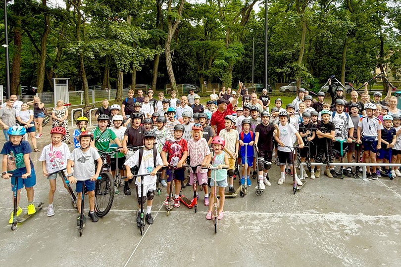 Nowy skatepark od pierwszych minut tętnił życiem