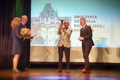 Kościan dziękuje Mironowi Ratajczakowi 